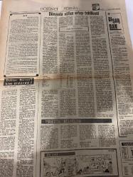 DÜNYA GAZETESİ - DOĞUM GÜNÜ HEDİYESİ (TURKISH NEWSPAPPER) - 14 AĞUSTOS 1969 - SADECE TEK YAPRAKTIR -Demirel-Falih Rıfkı Atay-Bedii Faik-Reşit Akif Atasoy-Münif Akmanoğlu-Muharrem Atlıkan-El Lacy-Demirel son olaylarla ilgili demeç verdi-Memleket işlerinde hiç bir duraklama olmamalıdır-Kan davası yüzünden cinayet-Güvenlik Konseyinin toplanması isteniyor-Bir kamyon dolusu viski ele geçirildi-İkinci gün olaysız geçti-Ereğli grevine büro işçileri de katıldı-Önseçim seçmen listeleri bugün kesinleşecek-Emniyet için polise vur emri verildi-Üç Rumen turisti iltica etti-Emniyette yeni tayinler-Dünyada nüfus artışı tehlikesi-Dışardan-Ucuz prenses-Uçan prenses-Genç aşk-Başkan karısı değil olmak kolay değil-Mesut film-Pratik bilgiler domatesli omlet nasıl yapılır-Enzim neden çabuk çalışır-Bilgisiz eczacı kullanır mıyız-Dr Çat-Bozz-Takvim