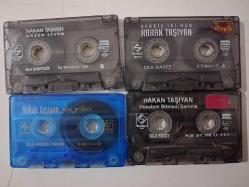 HAKAN TAŞIYAN Sensiz İki Gün / Hesabım Bitmedi Seninle / Gözün Sevem / Güz Gülleri -  4 Adet KASET  ( KARTONETSİZ )