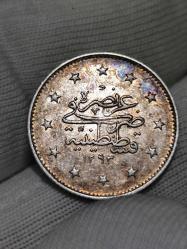 Sultan Abdülhamid 1293/31 Gümüş 2 Kuruş