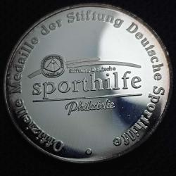 Almanya Sporthilfe Hatıra Gümüş Madalyon