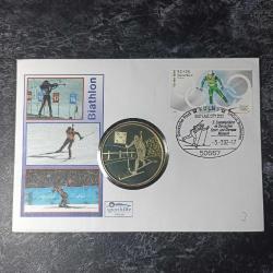 Almanya Sporthilfe Hatıra Gümüş Madalyon