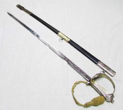 CUMHURİYET DÖNEMİ AsKeRi DENİZ SUBAY TÖREN KILICI...