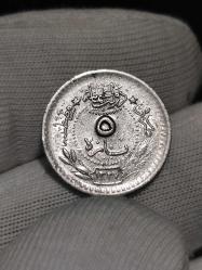 Sultan Reşat 1327/6 Nikel 5 Para Çil