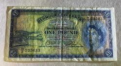 Bermuda Government 1 Pound 1.5.1957 Pick 20c XF  (TK 19 760) ÇÇT
