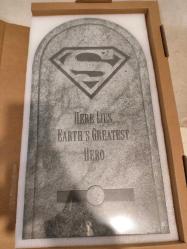 Death of Superman Tombstone Absolute Edition Direct Market Exclusive New Sealed - Signed by Dan Jurgens
