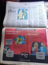 Yeni Yüzyıl Gazetesi - Turkish Newspaper - 16 Ocak 1996 - Onno Tunç'un kullandığı uçağın enkazı ve iki yanık cesedi bulundu fotoğraf - Sezen Aksu ile birlikte unutulmaz şarkılar yaratan Onno Tunç'un ölümü büyük üzüntü yarattı fotoğraf - Bülent Ecevit'ten de Necmettin Erbakan'a red - ANAP ile Refah yine görüşecek - Budist tapınağında gömülü seks kurbanı - atlarımıza bineriz yazan Ahmet Altan - Onno Tunç'un ağabeyi Garo Mafyan ve Fatih Erkoç Bon Air'de heyecanla beklediler fotoğraf - Nazım Hikmet 94 yaşında - Leyla Zana ödülüne Yarın kavuşuyor - liderler Metin Göktepe için seferber - Kültür Sanat sayfası - sinema programı - Pocahontas 19 ocak'ta sinemalarda - Irak Savaşı'nın izleri siliniyor - televizyon programı - Gabriel Garcia Marquez film çeviriyor - Galatasaray'ın derdi savunma - Tugay artık libero oynar yazan Hıncal Uluç - Beşiktaş teknik direktörü Daum kupa bizim olacak dedi - Fenerbahçe Efes Pilsen çeyrek finaline doğru - voleybol Avrupa kupalarındaki temsilcimiz Emlakbank