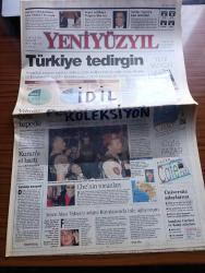 Yeni Yüzyıl Gazetesi - Turkish Newspaper - 19 Aralık 1996 - Peru'daki Japon elçiliğini solcu militanlar bastı 200 bakan diplomat ve iş adamı rehin alındı fotoğraf - Peruda elçilik baskınını gerçekleştiren Tupac Amaru Devrimci Hareketi Che'nin torunları fotoğraf - Sezen Aksu eşkıya filmini anlattı rüyalarımda bile ağlıyorum dedi - Özer Çiller Kur'an'a el bastı - Susurluk sonrası yapılan ankete göre halkın büyük çoğunluğu kuşku ve karamsarlık içinde - Halil Toprak'ın ödeyeceği süper nafakaya yargıtaydan ret - Susurluk ve Kürt meselesi yazan Ahmet Altan - İzmir'de ölen Zeki Müren'in 5 kasası daha var - esir ellerin kurtarılması için iki kez Kuzey Irak'a giden Refah Partisi milletvekili Fethullah erbaş rapor hazırladı - Abdullah Çatlı'nın ölmediği iddiaları var - Mehmet Eymür ve Doğu Perinçek de tanık - mucize filmi başrolde John Travolta Beyoğlu Fitaş Bakırköy İncirli Aksaray Yıldız sinemasında - hayatı resimleri ve kitaplarıyla Abidin Dino - Muammer Ketencioğlu - Fatih Terim fotoğraf - İdil Koleksiyon