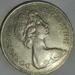 İNGİLTERE  1970  10 PENCE
