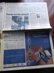 Yeni Yüzyıl Gazetesi - Turkish Newspaper - 31 Aralık 1997 - refah davası ve Ağar Bucak için karar günü - Bakırköy'de trene bomba faciadan döndü 6 yaralı - yılbaşı hediyesi almak isteyenler mağazalarda kuyruk oluşturdu fotoğraf - 97 yılının en çalışkanı Süleyman Demirel en hızlısı Kubilay Uygun - Ramazan ihtiyaçlarını karşılamak isteyen istanbullular Mısırçarşısı'na akın ettiler - İbrahim Tatlıses Atv'de ezan okuyacak - hayat bu yazan Ali Kırca - Atv'de süper yılbaşı programı tam sayfa reklam - Yasa yenilenirse Sakıp Sabancı'nın katili Mustafa Duyar'a af - Yekta Güngör Özden bugün son kez anayasa nöbetinde - İstanbul Valisi Kutlu Aktaş öğrenci olaylarında polis yanlı davrandı dedi - Ağır Roman filmi başrolde Müjde Ar Ve Okan Bayülgen sinemalarda - Amerika'da gelecek hafta yargılanacak olan Unabomber Kaczynski fotoğraf - heykeltraş İlhan Koman anılıyor - geçsin mevsimler yıllar yazan Mıgırdiç Magrosyan - Haşmet Zeybek'in yazdığı uygarlık çöplüğü 14 ocak'tan itibaren Muammer Karaca'da
