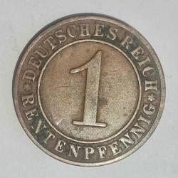ALMANYA  1924 A   1  PFENNIG
