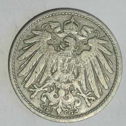 ALMANYA  1907 G     10  PFENNIG