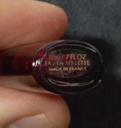 vintage mini Guerlain Samsara Women Perfume şişesi içi boş