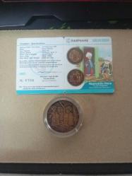 Nasreddin Hoca Kazan Doğurdu Hatıra Bronz Para Sertifikalı