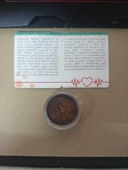 Koronavirüs Hatıra Bronz Para Sertifikalı