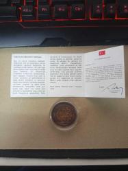 Ayasofya-i Kebir Camii Şerifi Hatıra Bronz Para Sertifikalı