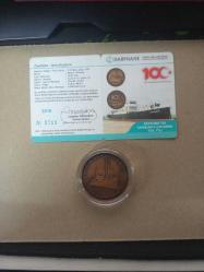 Atatürk'ün Samsun'a Çıkışının 100. Yılı Hatıra Bronz Para Sertifikalı