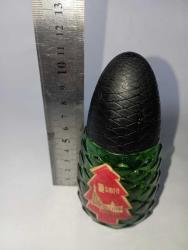 eski dönem cam kozalağı esmen Akçam içi boş Kolonyası şişesi