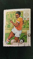 1968 YILI BURUNDİ MEKSİKA YAZ OLİMPİYATLARI DAMGALI  ŞARNİYERSİZ