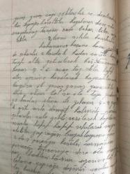 Lise Defteri Garanti İş Basımevi - Yemek tarifleri (1957 tarihli, baştan sona yemek tarifleri yazılı defter)