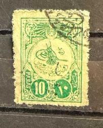 LOT.20 » 1910 POSTA PULLARI II.KALIP 10 PARA DAMGALI M34b