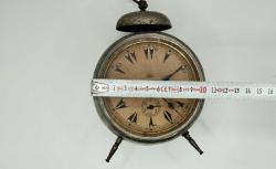 SAAT, OSMANLI SON DÖNEM OLDUKÇA YAŞLI ÇALIŞAN HİSLON MASA SAATİ 460