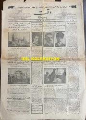 Osmanlıca Vakit Gazetesi, Orijinal Dönem Basım, (Ottoman Newspaper) - 3 Şubat 1925 - Sayı: 2552 - Hicri: 9 Recep 1343 - Rumi: 3 Şubat 1341 - Meclis'te Bütçenin Müzakeresine Devam Olundu. Bütçe Dolayısıyla Hükümet Şiddetle Tenkit Edildi. Beş Mebus Bütçeden Bahsederlerken Hükümeti Şiddetle Tenkit Ettiler ve Bazı Temennilerde Bulundular - Ali Naci Bey'in Tecziyesi İstenildi. Futbol Mıntıka Heyeti Reisinin Actığı Davada Müdde-i Umumi Dün Mütalaasını Serd Etmiş, Akşam Gazetesi Aleyhindeki Davaların Tevhidine Karar Verilmiştir - Baş Papaz Meselesi Henüz Kapanmadı. Atina'dan Gelen Telgraflar Elan Erkan-ı Harbiye Reisinin İştirakiyle Yapılan Müzakeratta Halkın Galeyanından ve Devletlerin Muhtemel Bir Müdahaleden Bahsediyor - Reis-i Cumhur Hazretleri Ankara'ya Muvasalat Ettiler. Heyet-i Vekile Reis-i Cumhur Riyasetinde Toplandı - Mekteplerimizdeki Yavrularımız Aç ve Sefildir! - Musul'da Ne Oluyor? - Suriye Hükümeti Parlamentosunun Mahiyeti