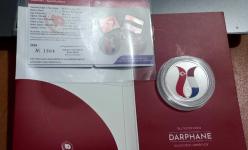 Hollanda İle Dostluk Antlaşması'nın 100. Yılı Gümüş Hatıra Parası Özel Föyünde