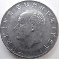 Türkiye 1977 1 Lira - TC Ters - Başaklı Paslanmaz Çelik