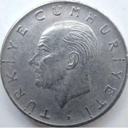 Türkiye 1978 1 Lira - TC Düz - Başaklı Paslanmaz Çelik