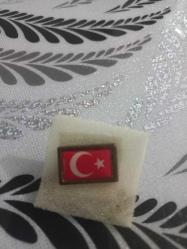 Türk Bayrağı  Yaka rozeti dikdörtgen