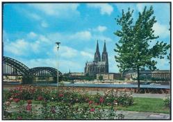Köln am Rhein - Cathedral Kartpostal, Türkiyeye Göndderilmiş