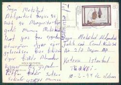 Köln am Rhein - Cathedral Kartpostal, Türkiyeye Göndderilmiş