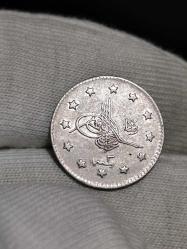 Sultan Reşat 1327/3 Gümüş 1 Kuruş Çil Nadir