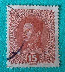 Avusturya Macaristan İmparatorluğu 1917_ damgalı pul