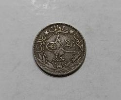 OSMANLI İMPARATORLUĞU PADİŞAH SULTAN MEHMET REŞAT HİCRİ 1327/6. SENE NİKEL 20 PARA ÇOK ÇOK TEMİZ KONDİSYONDA ( AZ ÇIKAR )