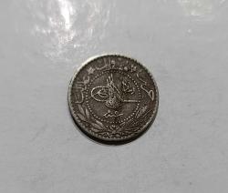 OSMANLI İMPARATORLUĞU PADİŞAH SULTAN MEHMET REŞAT HİCRİ 1327/5. SENE NİKEL 20 PARA ÇOK ÇOK TEMİZ KONDİSYONDA