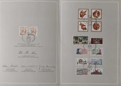 1990 ALMANYA BEETHOVEN ANISINA ÇIKARILAN NADİR DAMGALI 27 PULLU ORİJİNAL PÖRTFÖYDÜR ÇOK NADİR