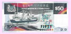 SINGAPORE 50 Dollars 1997 p36 UNC (TK 19 801) ÇİL