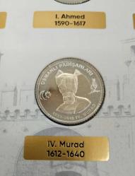 PARA, OSMANLI PADİŞAHLARI SERİSİ 1 TL METAL PARA  10-18 ARASI 251