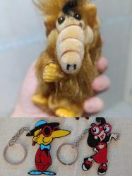 Alf peluş Maskot TipiTip Tipitoş anahtarlık süs dekor koleksiyon nostalji tasarım vintage retro hobi reklam promosyon minyatür diorama