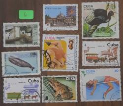 Küba Pul Lotu -  Hayvan, Spor Temalı Pul Koleksiyonu Posta Pulu YSLNo:6 - Fırsat Lotu 9 Adet