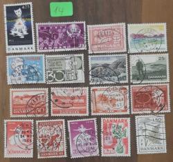 Danimarka Pul Lotu -   Karışık Eski Yeni Pul Koleksiyonu Posta Pulu YSLNo:14 - Fırsat Lotu 17 Adet