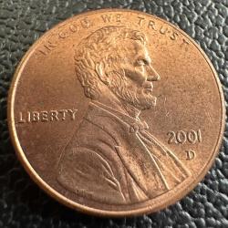 ABD 1 Cent 2001 D. Amerika