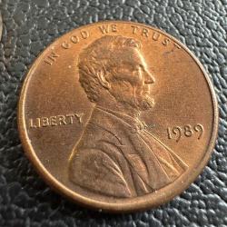 ABD 1 Cent 1989. Amerika