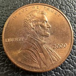 ABD 1 Cent 2000. Amerika
