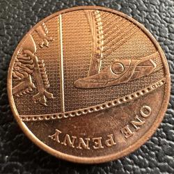 Birleşik Krallık 1 Penny 2009. Kraliçe ll Elizabeth. İngiltere