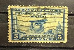 ABD AMERİKA 1928 DAMGALI M36b