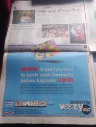 Radikal Gazetesi - Turkish Newspaper - 31 Aralık 1999 - 99'un sıkıntılarını umuda çevirmeyi başardık - siyasi kriz en güçlü hükümetle ekonomik kriz  reformla bitti - depremin acıları dayanışma ve dostlukla hafifledi - AB kapıları açıldı - Marmara depreminde 30 binden fazla kişi can verdi - Bill Clinton gelecek yüzyılı Türkiye belirleyecek dedi fotoğraf - kokoreççi Houdini Hüseyin Fotoğraf - 2000 model Noel Baba - yılbaşının simgesi tombala rafa kalktı - Abdullah Öcalan için geri sayım - Yargıtay Cumhuriyeti başsavcısı Vural Savaş idamla ilgili açıklama - MHP Apo'da topu Süleyman Demirel'e atacak - tanık Alaattin Çakıcı sorgulanacak - Üçüncü dünya uyanıyor - Taxim 2000 party Teoman Erkin Koray ve Cem Karaca - günün filmlerinden seçmeler - Ahmet Gülüm'ün  başkanlığındaki Türk voleybolu çok başarılı - baskılar Aziz Yıldırım'ı etkilemedi fotoğraf - Galatasaray'da yönetim çatırdıyor - Kanal D'de unutulmaz yılbaşı - Can Yücel Ve Orhan Pamuk fotoğraf - Zafer Algöz ve Meltem Cumbul duruşmada