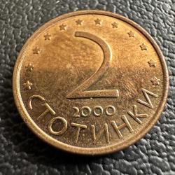 Bulgaristan 2 Stotinka 2000