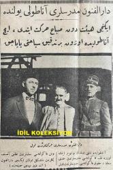 Osmanlıca Vakit Gazetesi, Orijinal Dönem Basım, (Ottoman Newspaper) - 29 Ağustos 1925 - Sayı: 2752 - Hicri: 8 Safer 1344 - Gazi Paşa Diyorlar ki: Medeniyetin Coşkun Seli Karşısında Mukavemet Beyhudedir - 